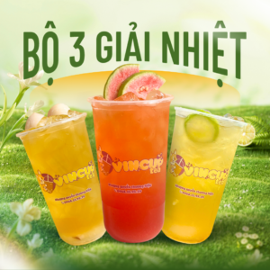 Bai dang Instagram Quang cao Do uong Trai cay Mua he Giai khat Hien dai Xanh la