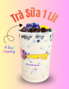 Trà sữa Đồng Xoài: Những lý do khiến ly dung tích 1 lít ngày càng phổ biến 3 Tra Sua 1 Lit