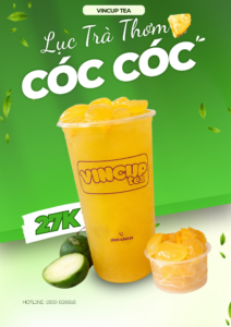 Ban sao cua Green White Minimalist Matcha Drink Poster 1 1