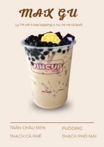 Brun Beige Moderne Cafe The Affiche