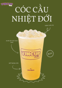 Green Minimalist Modern Matcha Iced Tea Cafe Promotion Poster